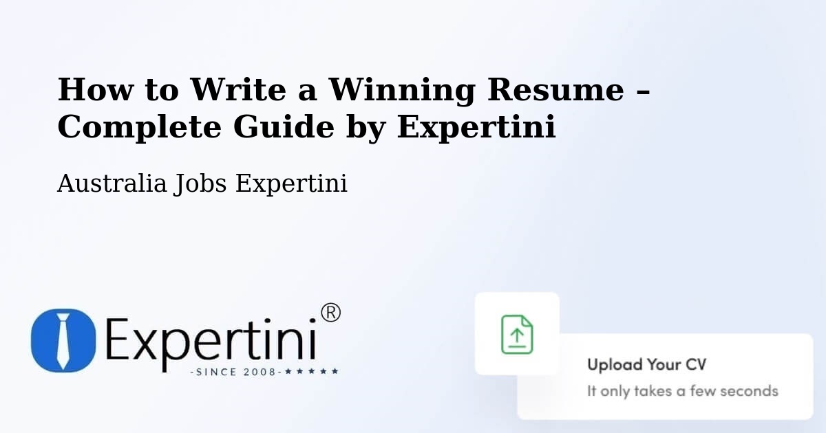 Resume Writing Guide for Job Seekers – Warwick - Warwick, Australia Jobs Expertini